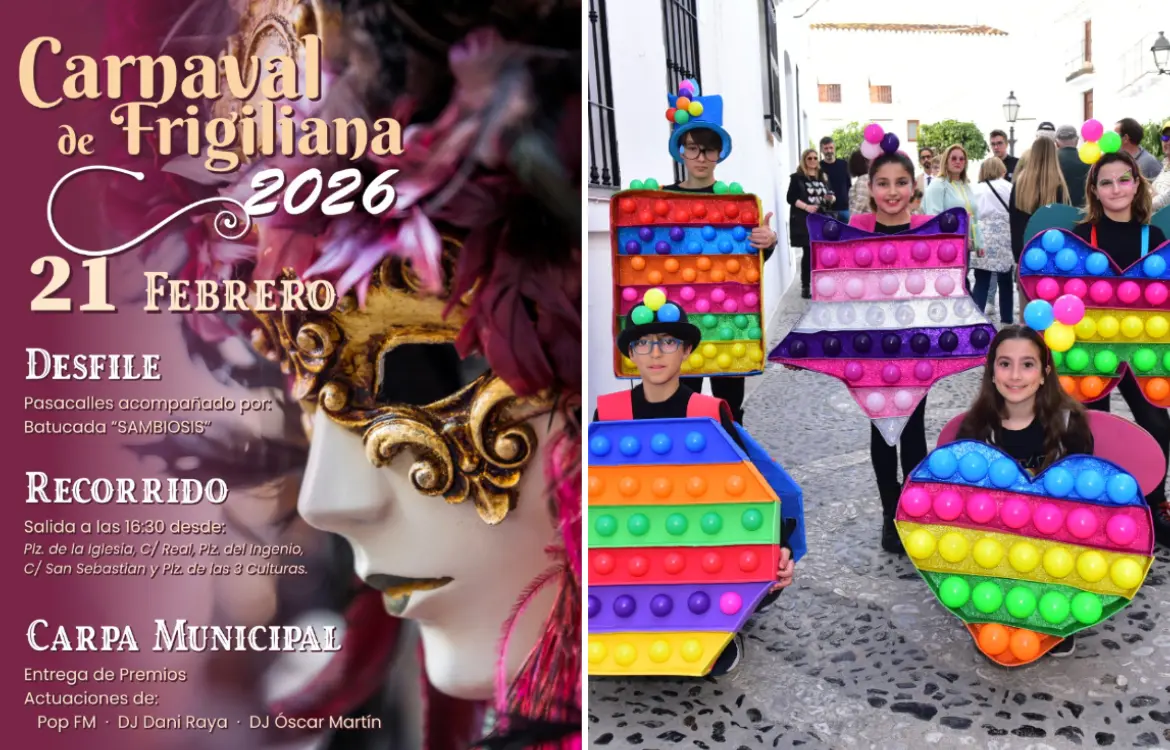 Frigiliana vivirá su Carnaval el 21 de febrero con pasacalles y 13 categorías de premios